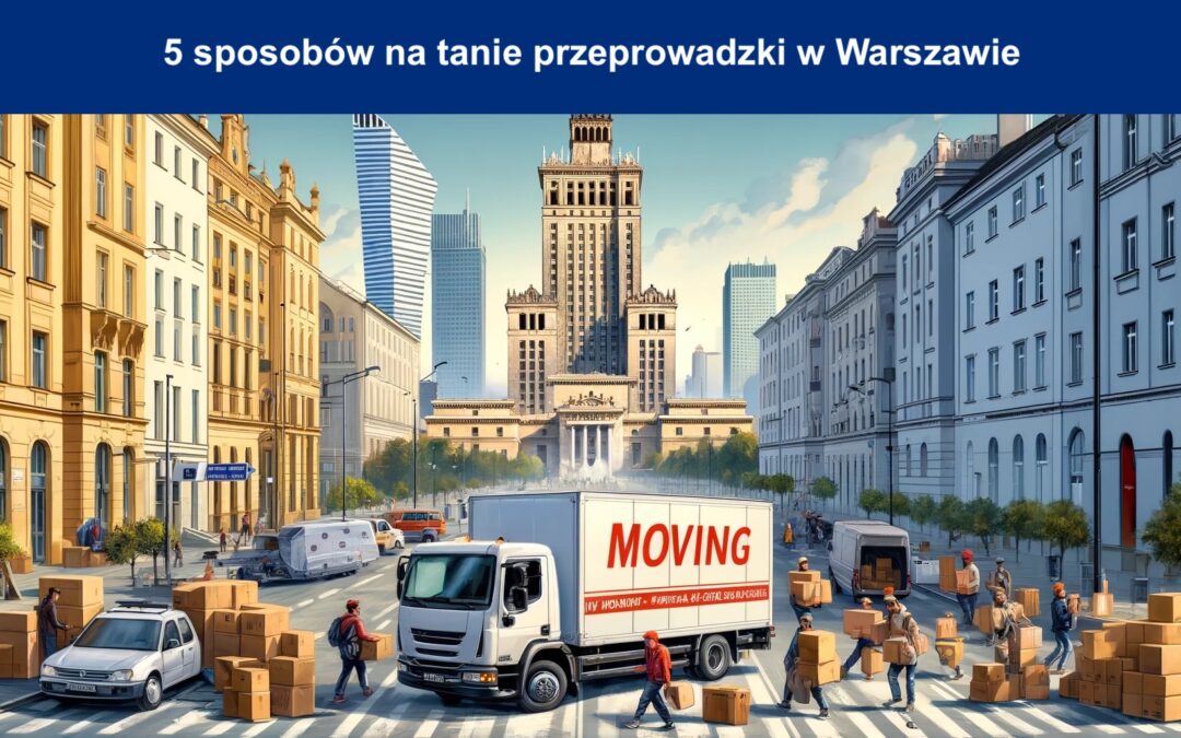 5 sposobów na tanie przeprowadzki w Warszawie